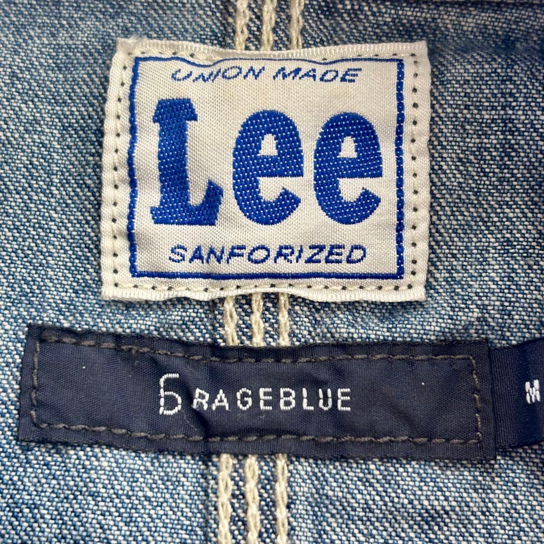 【LEE×RAGEBLUE】　別注デニムカバーオール リーカバーオール　古着