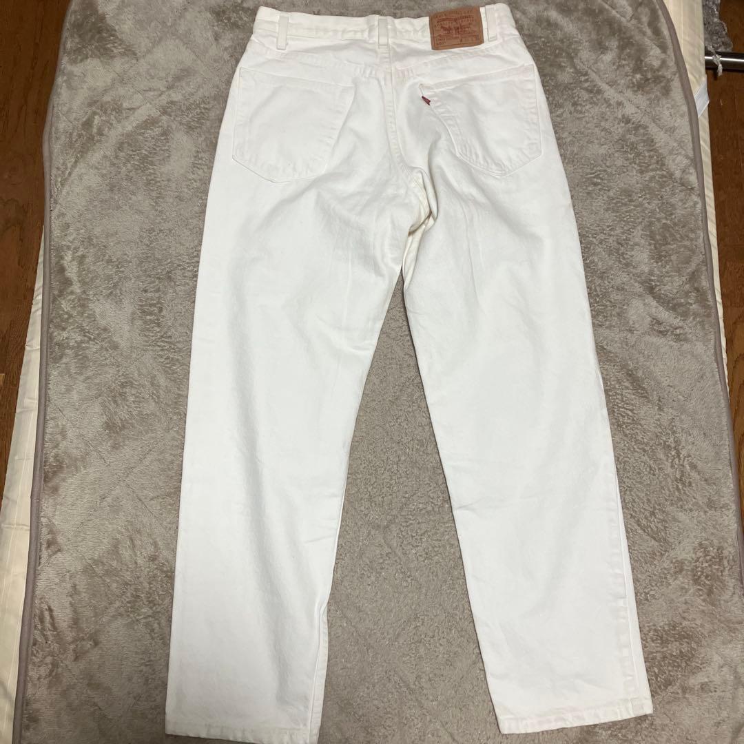Levi's 550 RELAXED FIT ホワイト USA製 33×30
