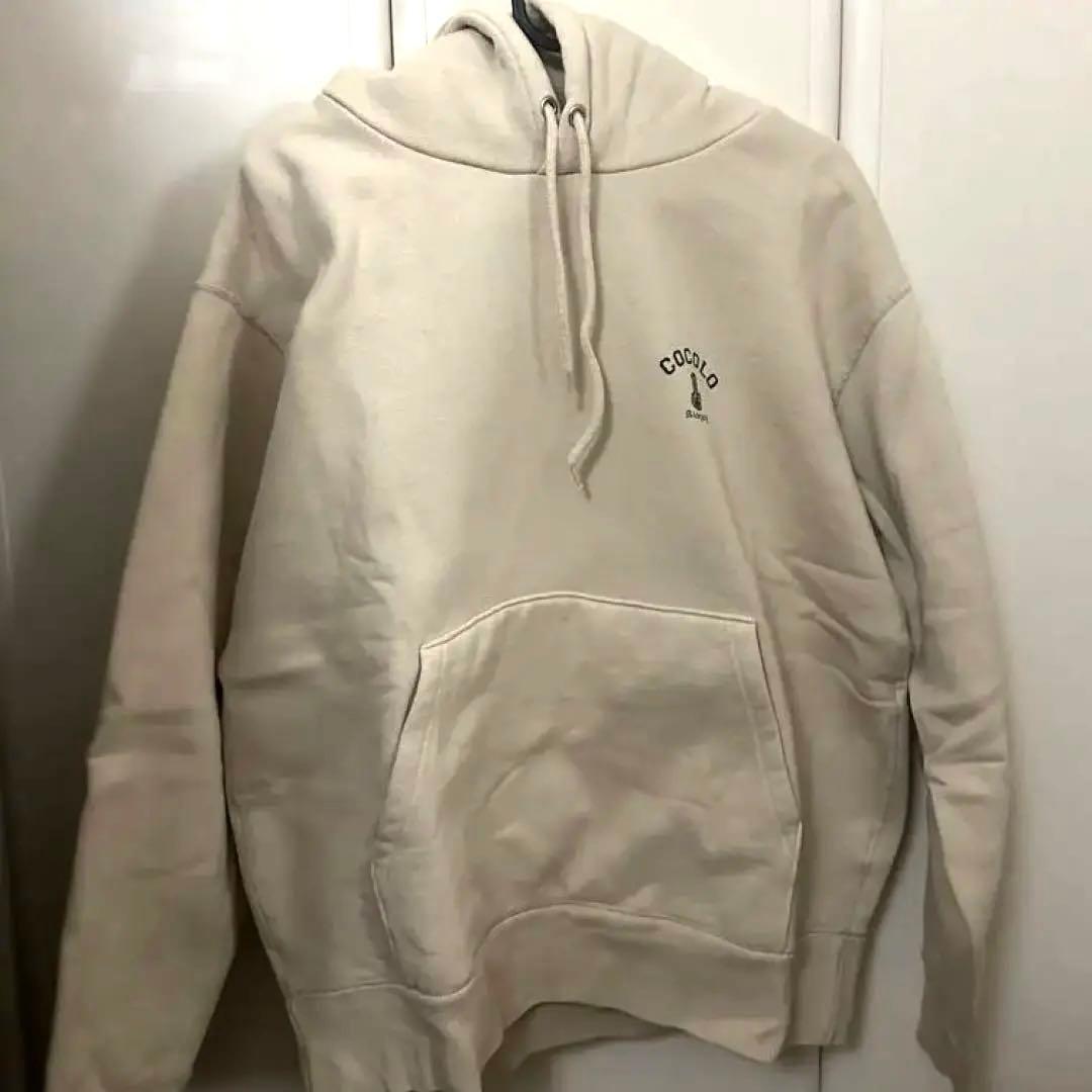 【美品】COCOLO パーカー　ベージュ