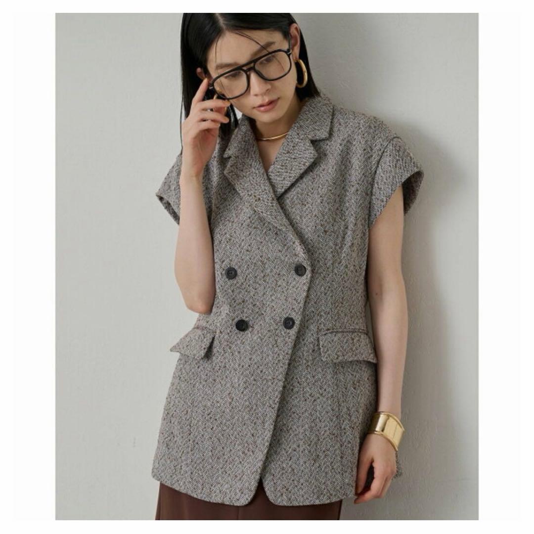 Loungedress キャップスリーブWジレ