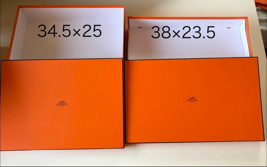 エルメスHERMESオレンジボックス空箱16箱ショッパー3袋リボン4本大きい小箱