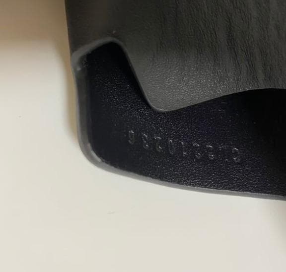 美品 HERMES 厚底Hサンダル 黒