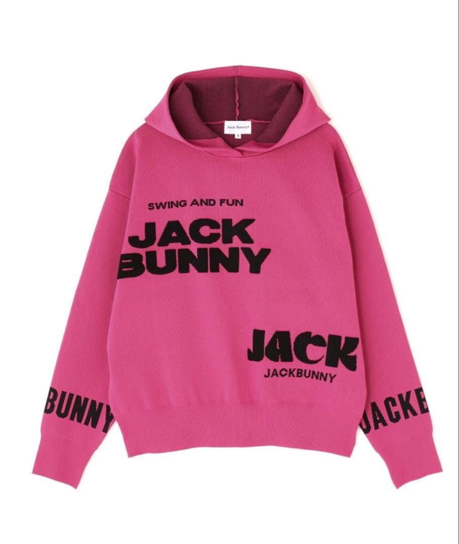 JACK BUNNY フード付きセーター ピンク 1 ユニセックス