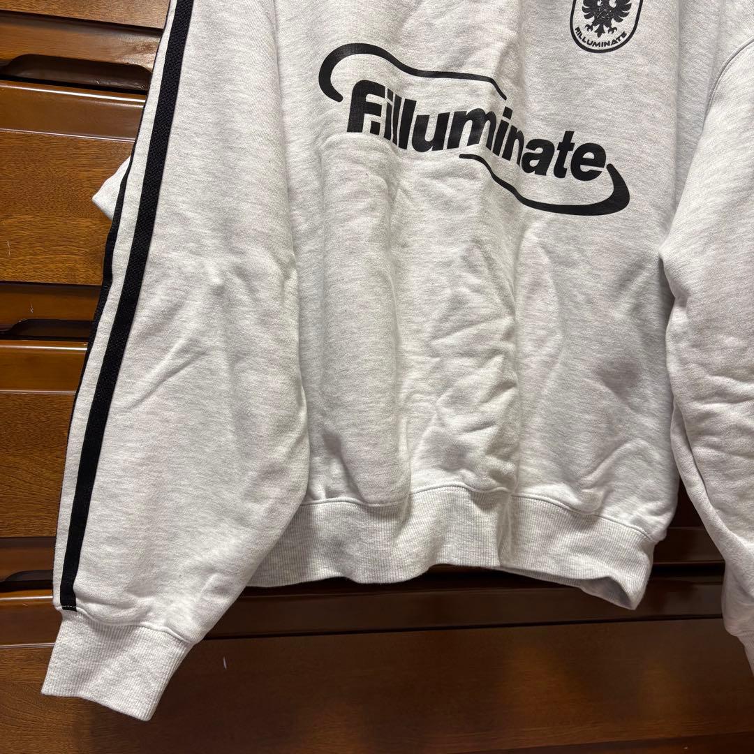 F.ILLUMINATE グレー ジップアップSporty Circle 韓国