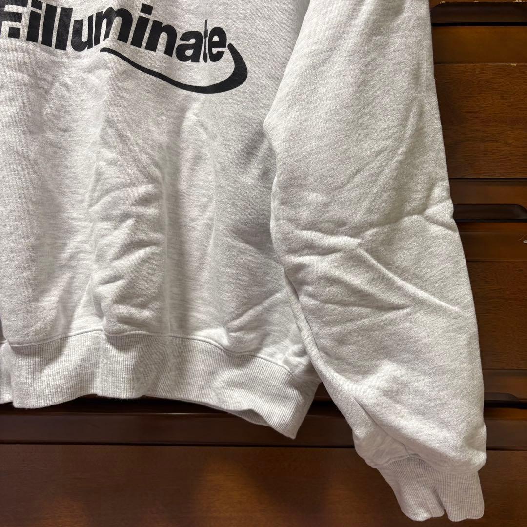 F.ILLUMINATE グレー ジップアップSporty Circle 韓国
