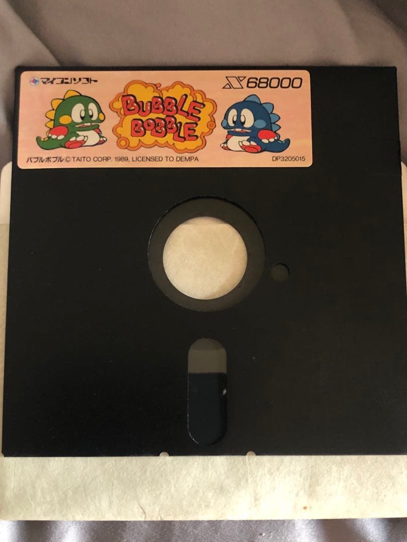 動作確認済み　 BUBBLE BOBBLE バブルボブルx68000