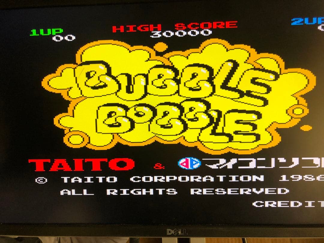 動作確認済み　 BUBBLE BOBBLE バブルボブルx68000