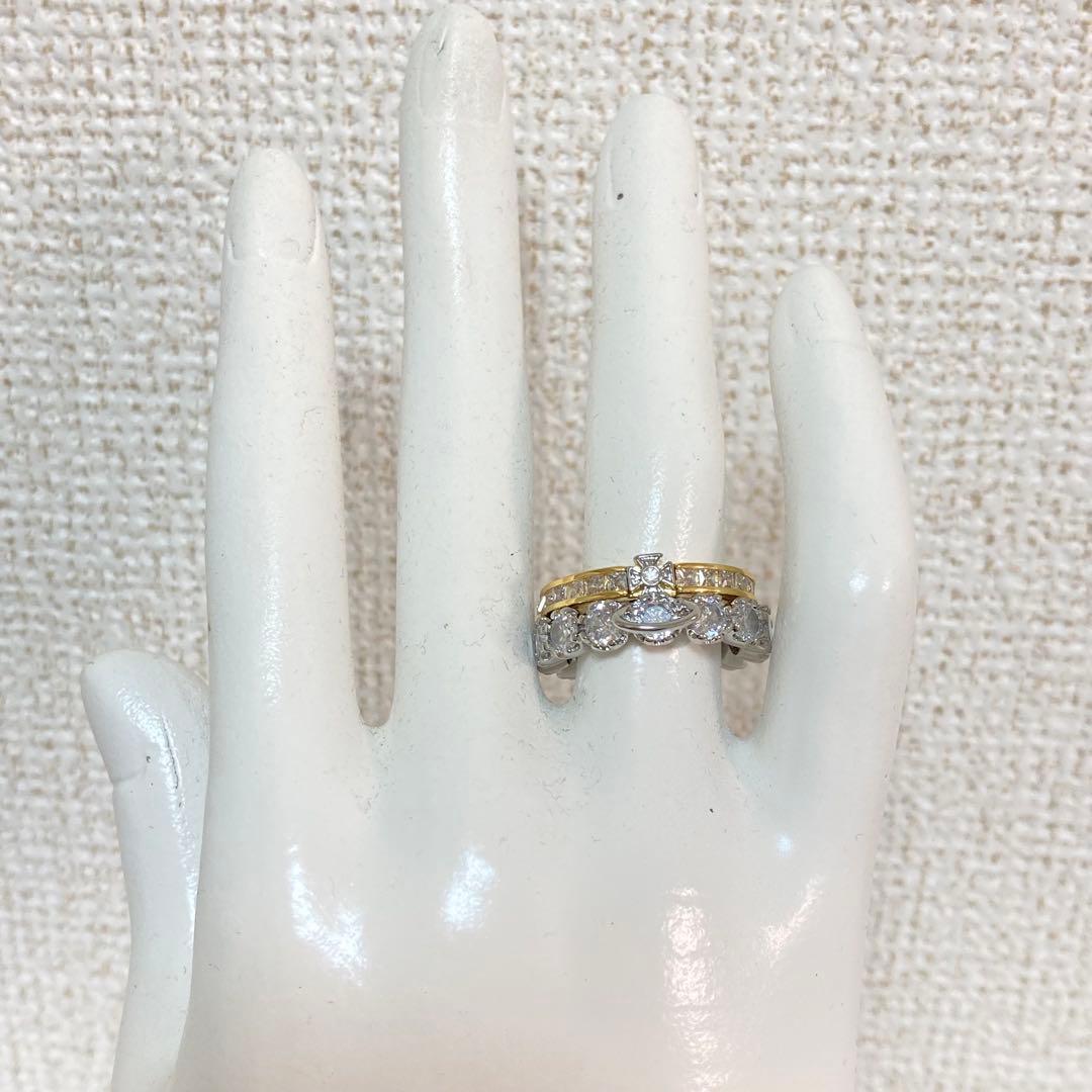 Vivienne Westwood｜コンビリング　シルバー×ゴールド