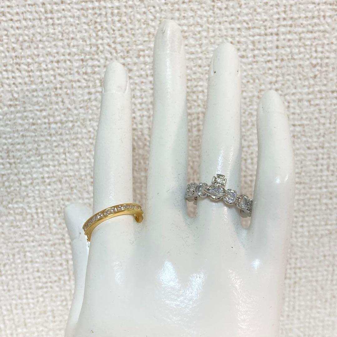 Vivienne Westwood｜コンビリング　シルバー×ゴールド