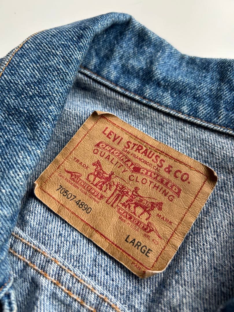 USA製　90s Levi's 70507-4890 デニムジャケット
