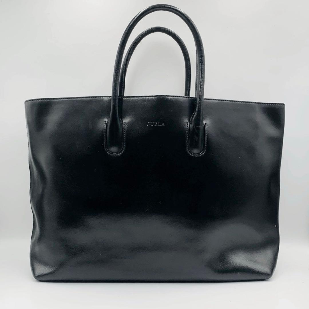 美品✨フルラ archive トートバッグ A4 本革 ビジネスバッグ 黒