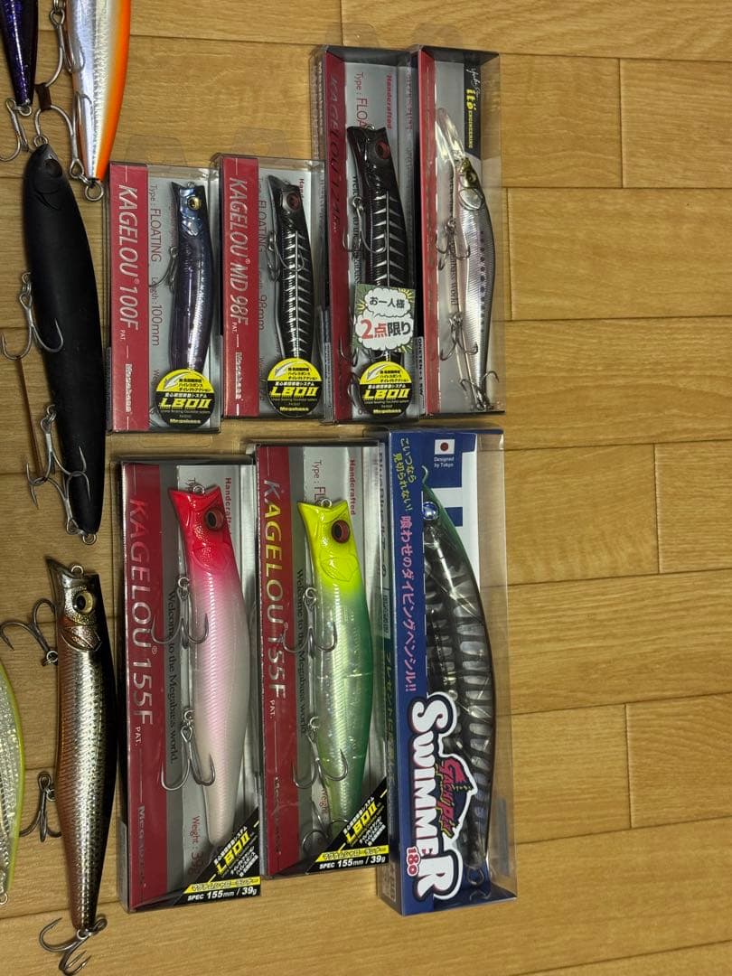 シーバス有名ルアーまとめ売り【77個】