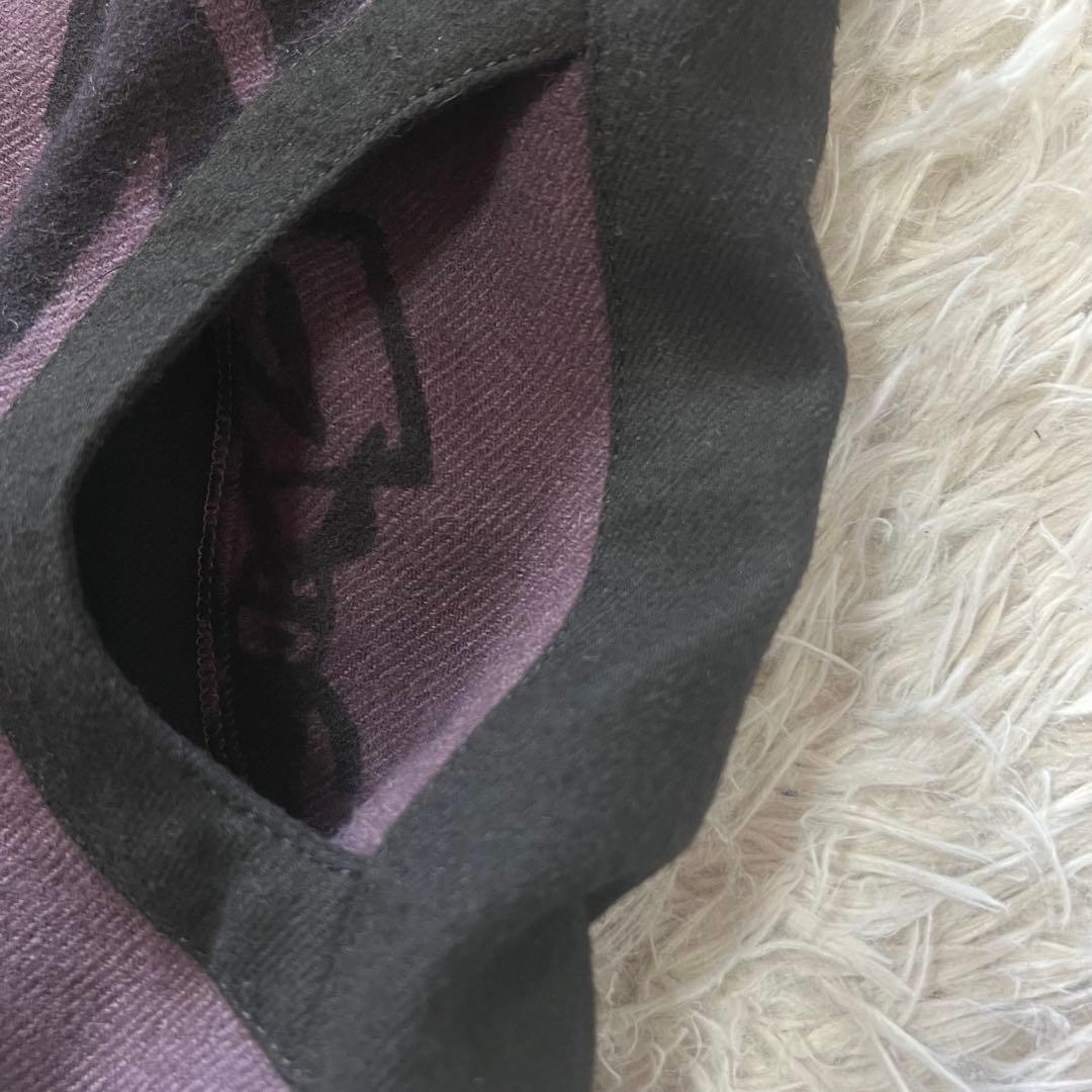 【SALE】アルベロベロ　アンゴラ混ベスト　フード　うさぎ柄　ウサギ　ブラック