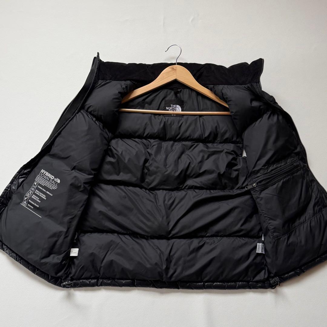 美品 ノースフェイス ダウンベスト ブラック NV1DN82A M