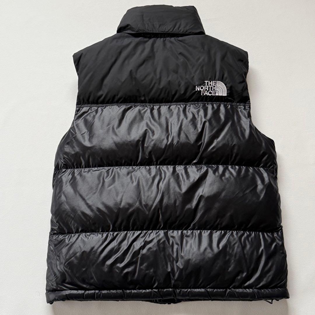 美品 ノースフェイス ダウンベスト ブラック NV1DN82A M