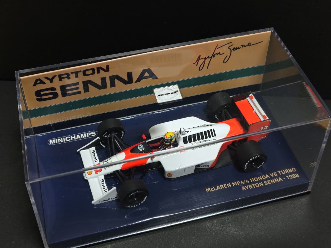ミニチャンプス　1/43 マクラーレン　ホンダ　MP4/4 アイルトン・セナ