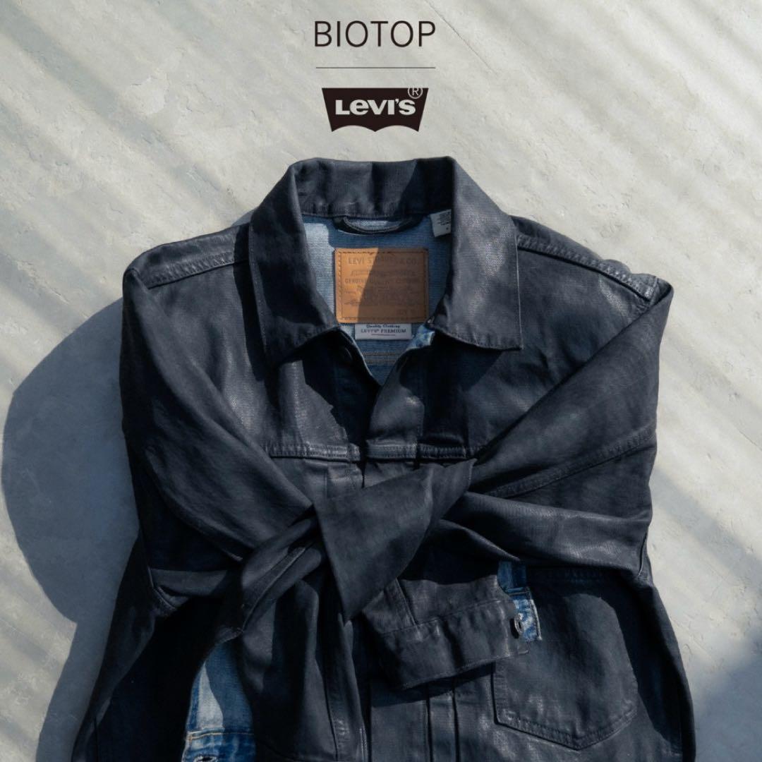 ジャケット・アウター Levi's BIOTOP TYPE 1 TRUCKERBLACKCOATING