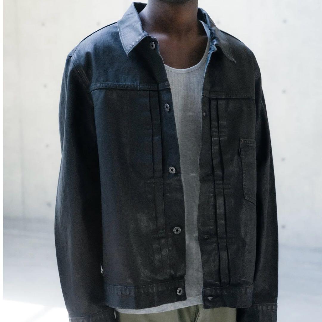 ジャケット・アウター Levi's BIOTOP TYPE 1 TRUCKERBLACKCOATING