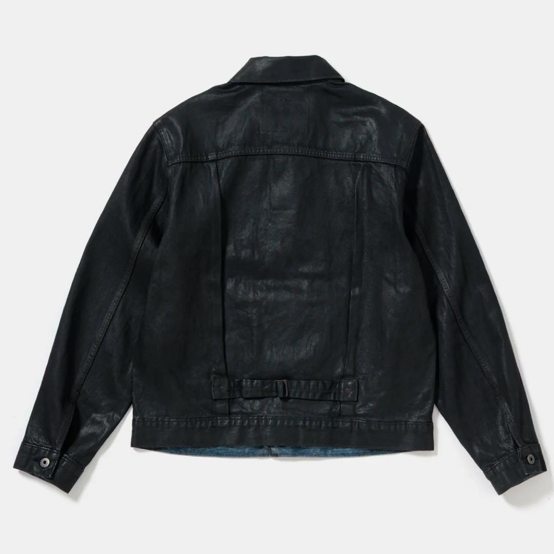 ジャケット・アウター Levi's BIOTOP TYPE 1 TRUCKERBLACKCOATING