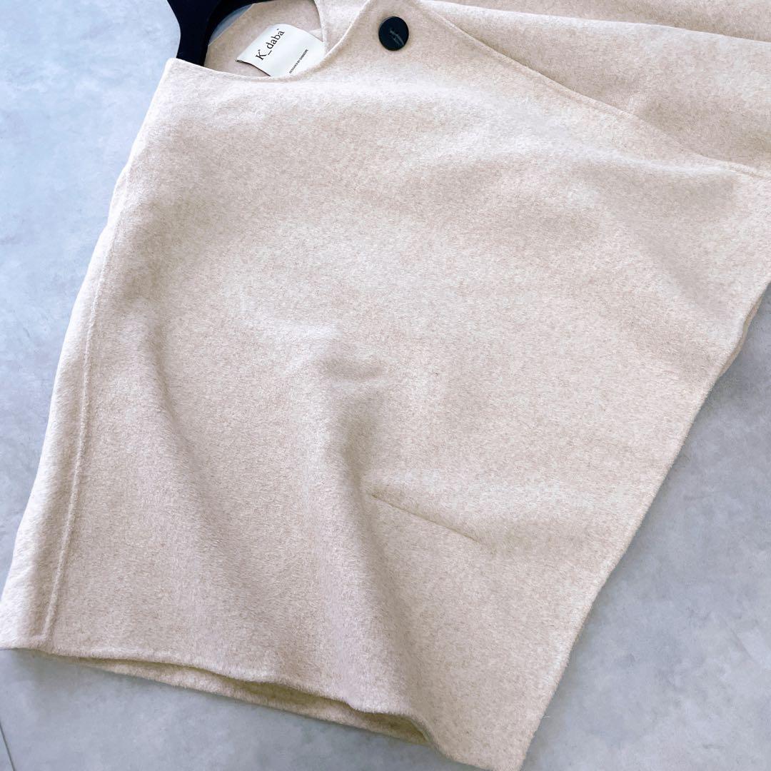 美品✨ K_daba ウール混ケープジャケット DHOLIC 韓国 手洗い可能