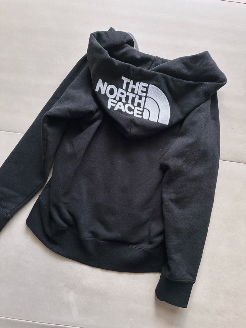 THE NORTH FACE ブラックパーカー フルジップ L
