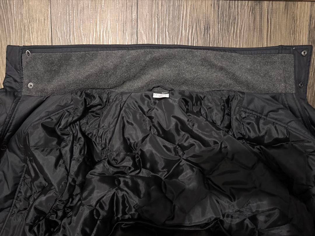 美品✨NIKE/ナイキ ハーフベンチコート 防寒 黒M