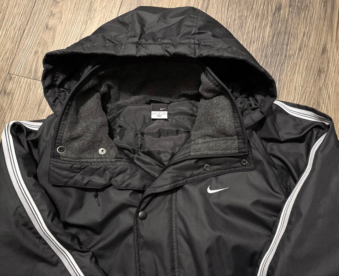 美品✨NIKE/ナイキ ハーフベンチコート 防寒 黒M