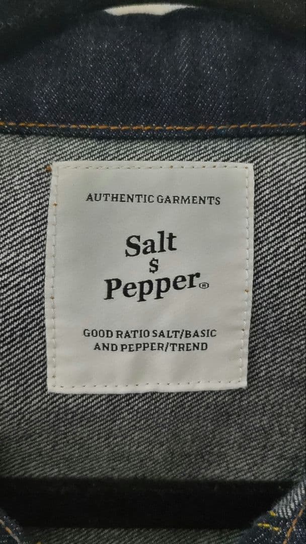 【美品】salt&Pepper デニム ジャケット【Ｍ】　Tバック