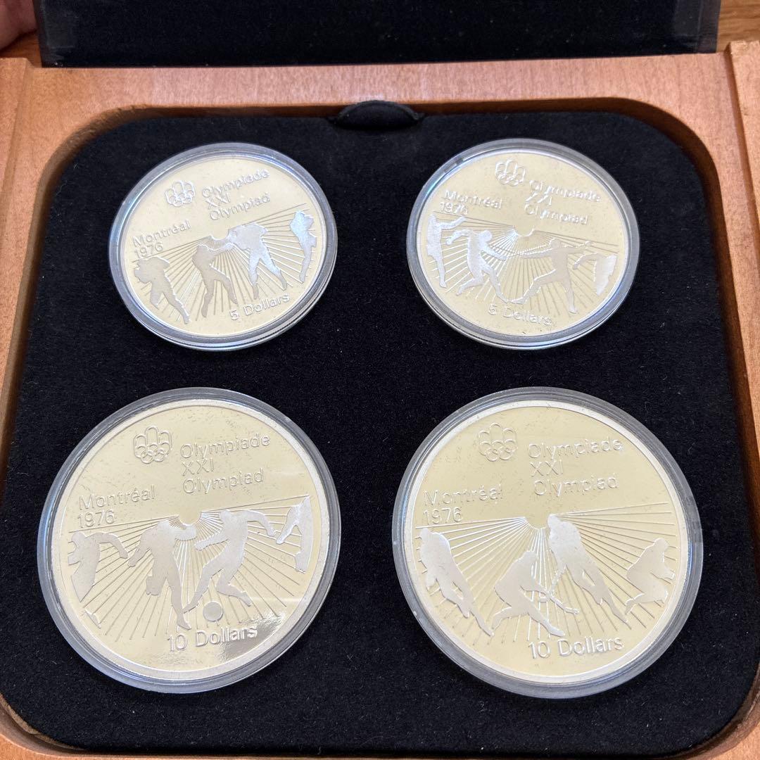 1976年オリンピック  プルーフセット　銀貨