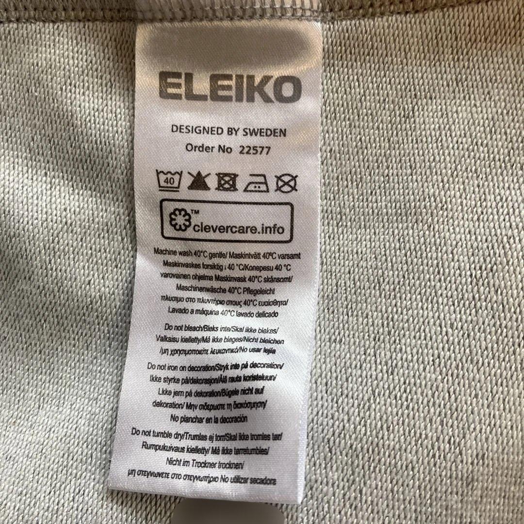 ELEIKO グレー ジョガーパンツ サイドジッパー付き