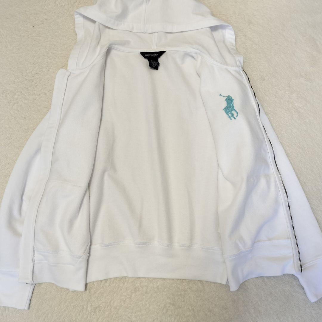 ラルフローレン ジップ パーカー ビッグポニー XL(16)キッズ 女性S〜M