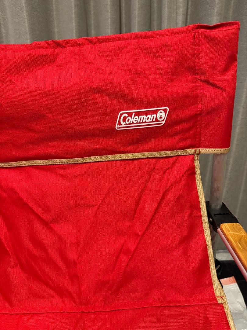Coleman アウトドア　キャプテンチェア　セット　赤　緑