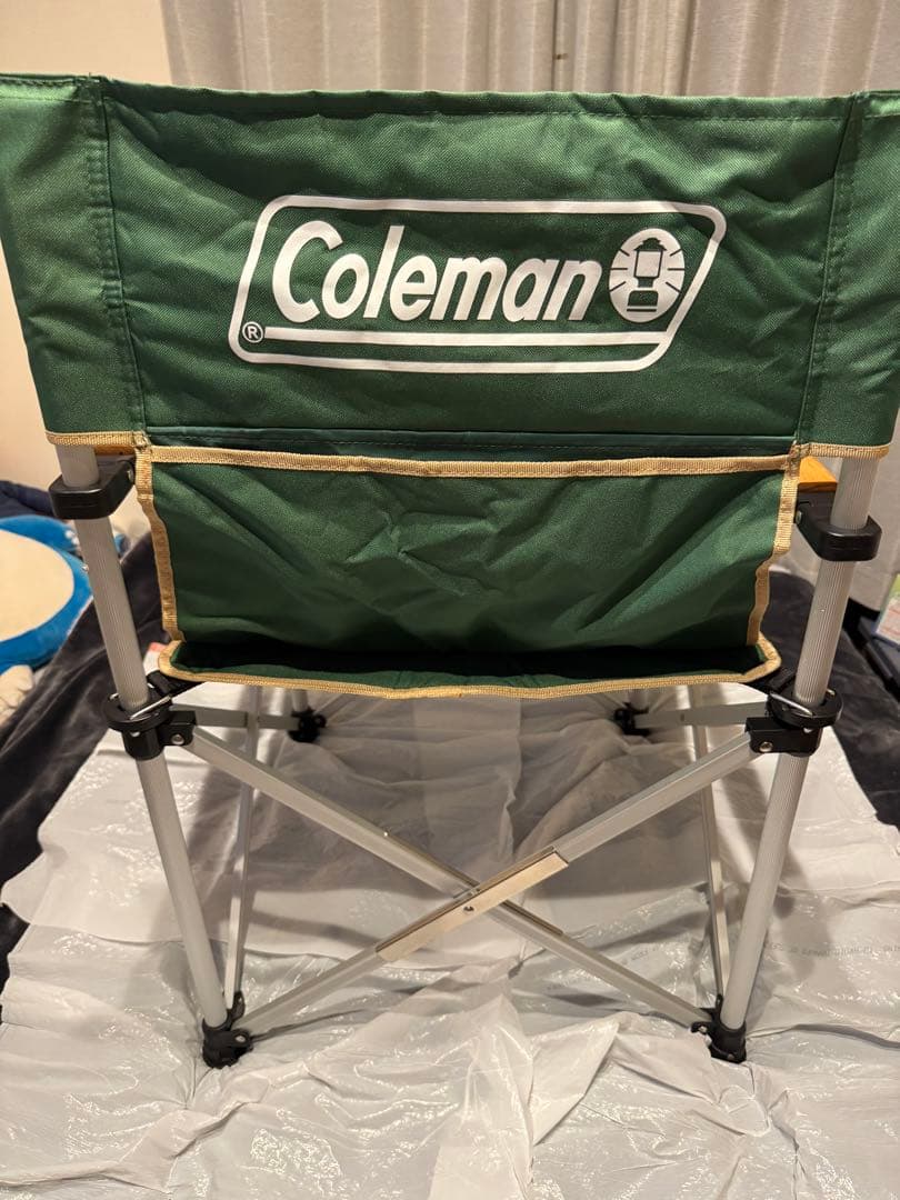 Coleman アウトドア　キャプテンチェア　セット　赤　緑
