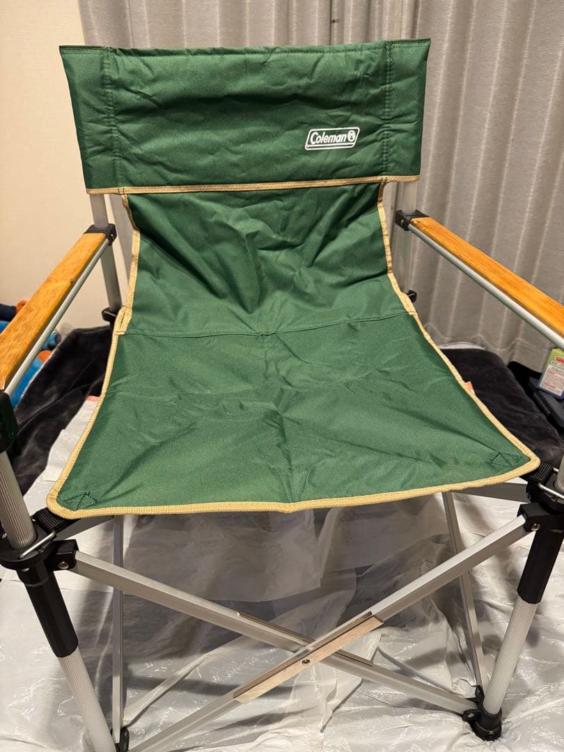 Coleman アウトドア　キャプテンチェア　セット　赤　緑
