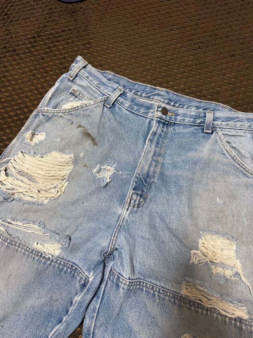 【中古】Dickies Denim Double Knee W36