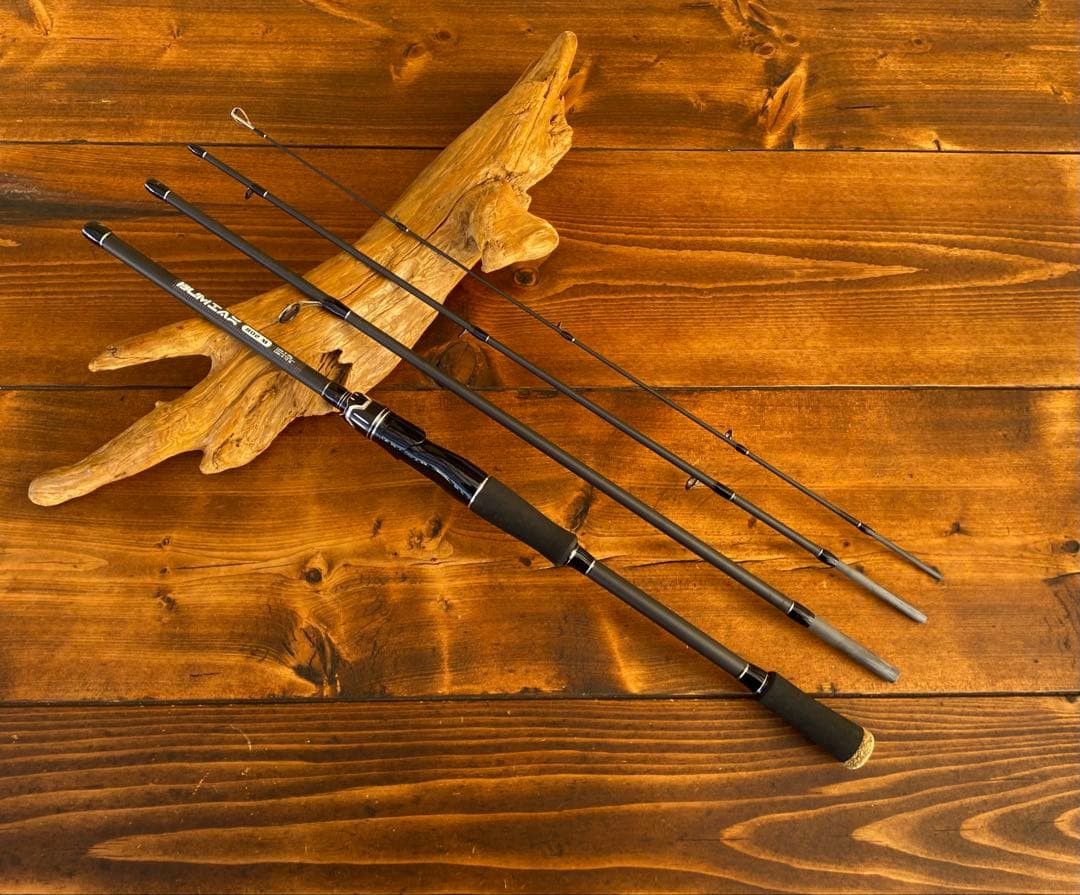 スピニングロッド　カーボンロッド　8ft 240cm パックロッド　エギング