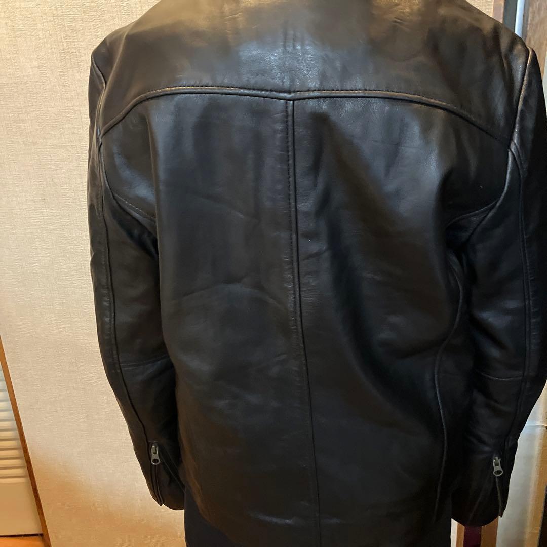 シープ羊レザースタンドカラーライダース、手触りしっとり、皮革繊維アパレル製造業者