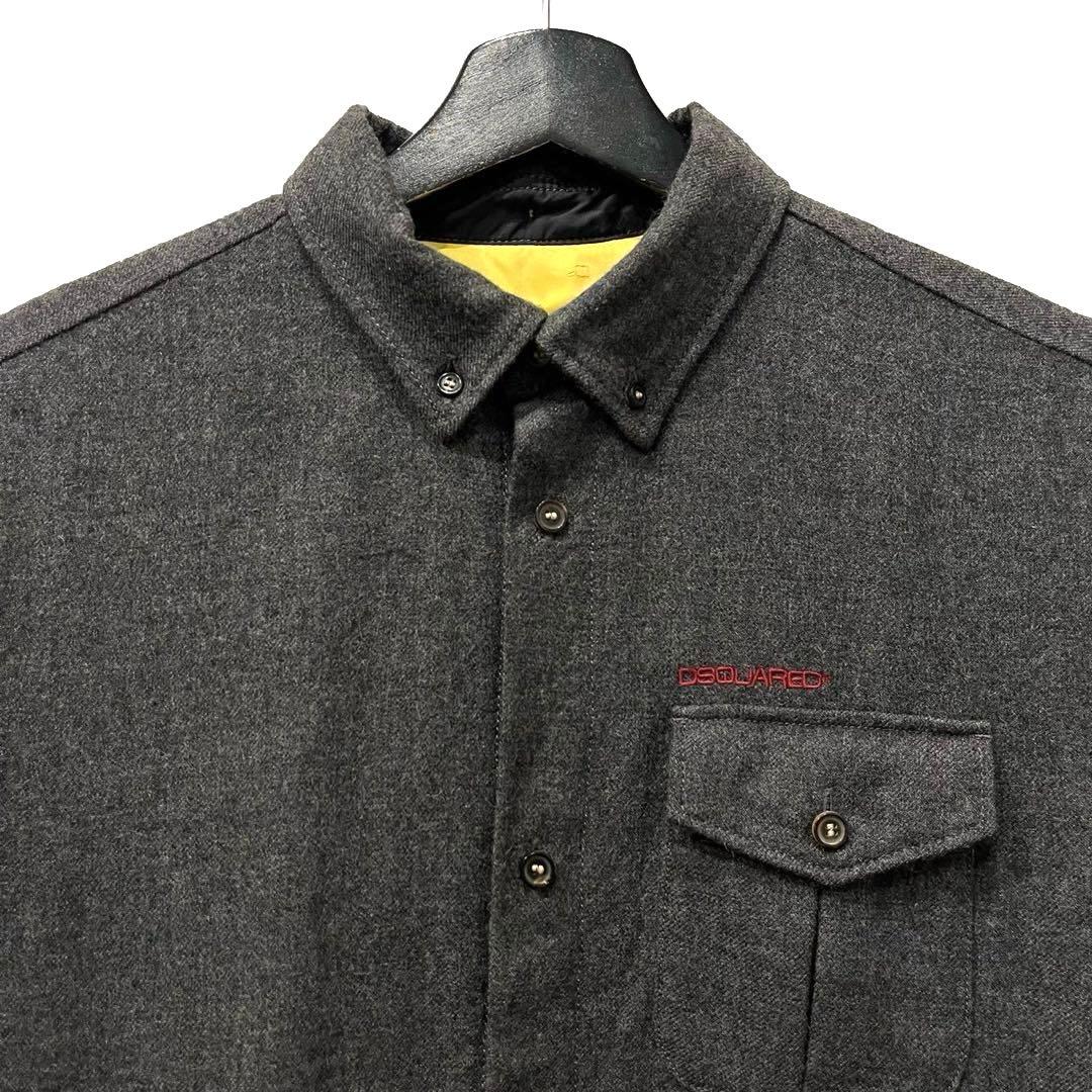 old DSQUARED2 ウールトラッカータイプシャツジャケット 名作 初期