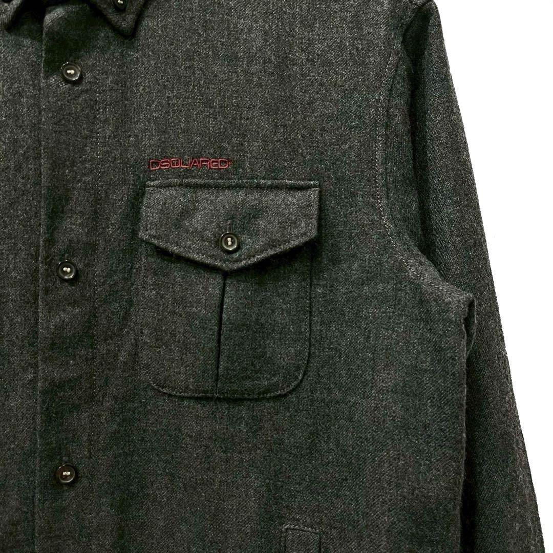 old DSQUARED2 ウールトラッカータイプシャツジャケット 名作 初期