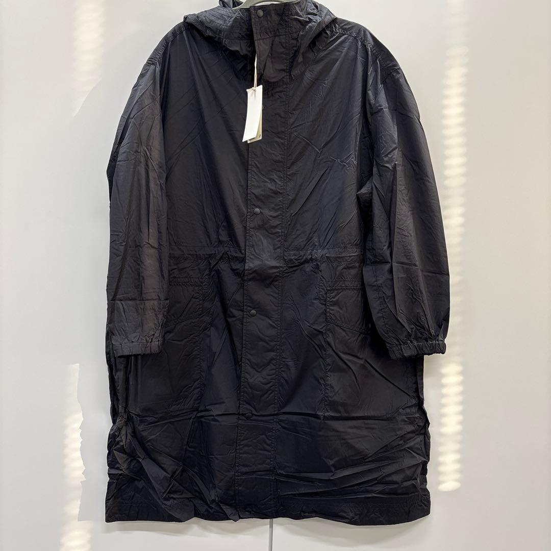 新品未使用品‼️MUJI Labo軽量撥水フード付きコート紳士 L 黒