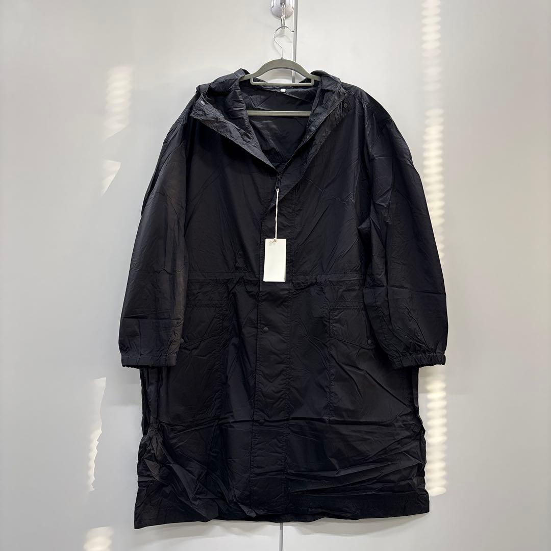 新品未使用品‼️MUJI Labo軽量撥水フード付きコート紳士 L 黒