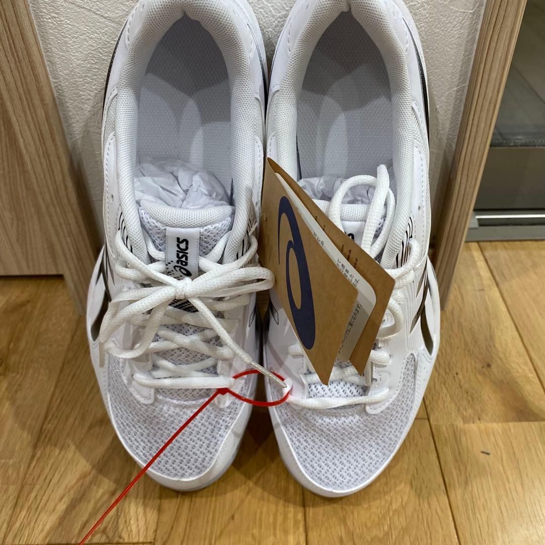 ASICS バレーボールシューズ ホワイト/ブラック 27.5㎝ 箱無し