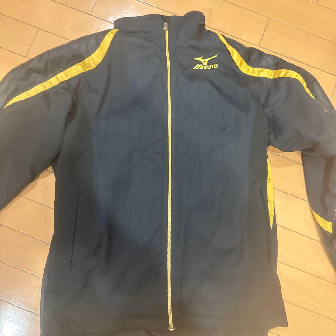MizunoPro ジャケット パンツセット Lサイズ 黒/黄色