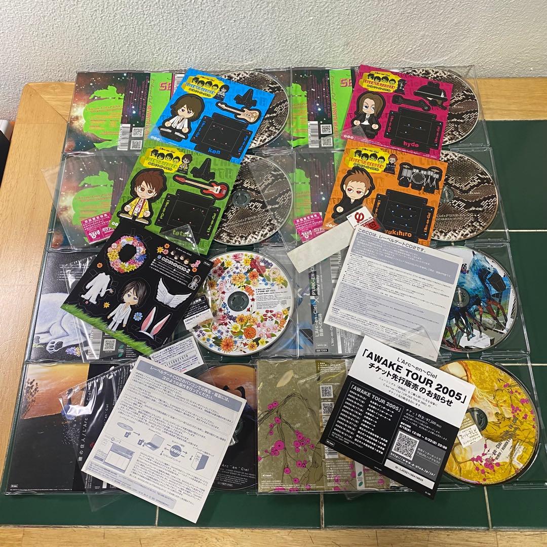 L'Arc〜en〜Ciel シングルCD・アルバムCD・DVDまとめ売り