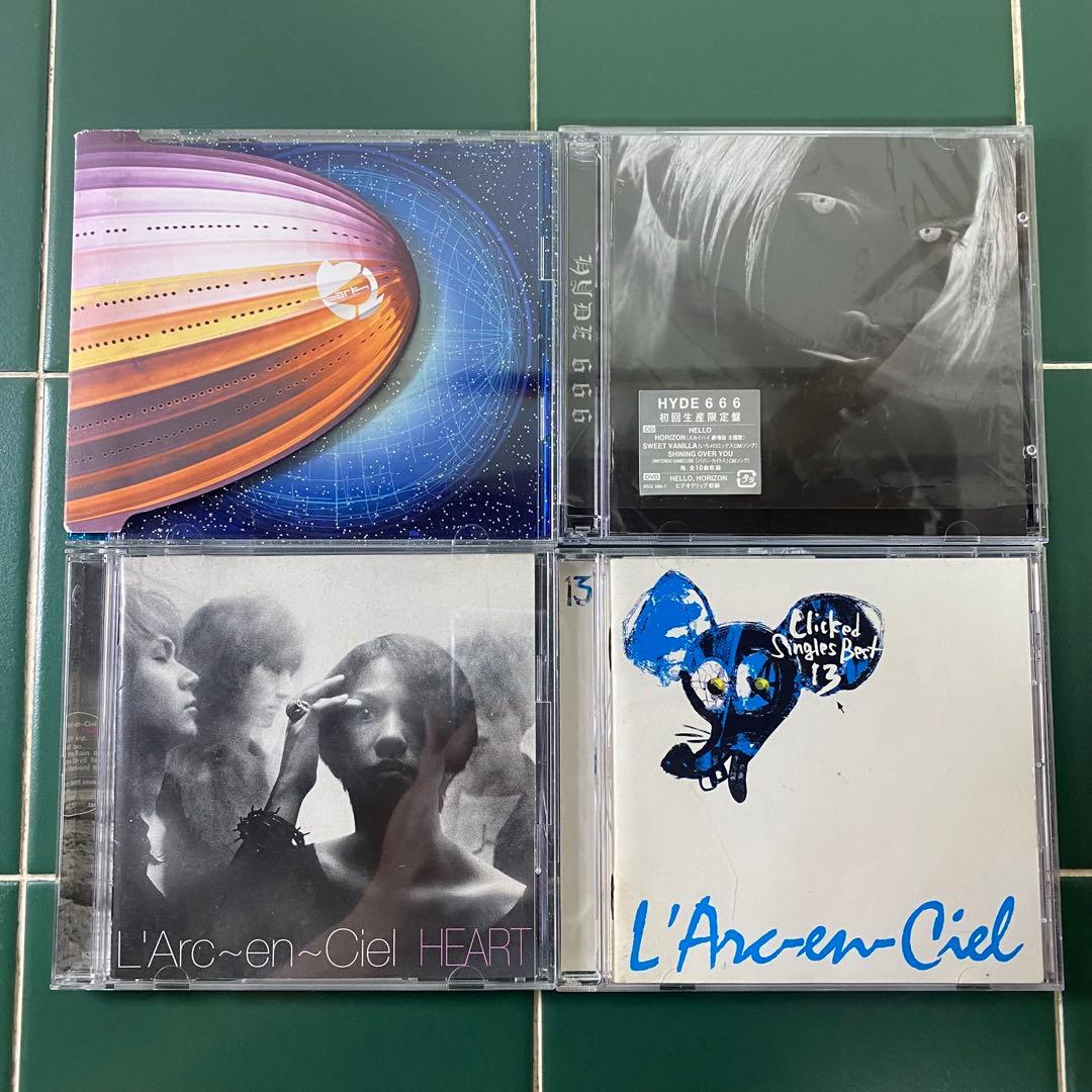 L'Arc〜en〜Ciel シングルCD・アルバムCD・DVDまとめ売り
