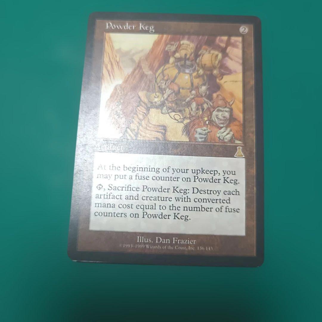 ①英語 火薬樽/Powder Keg [UDS] 茶R プレモダン 旧枠 mtg