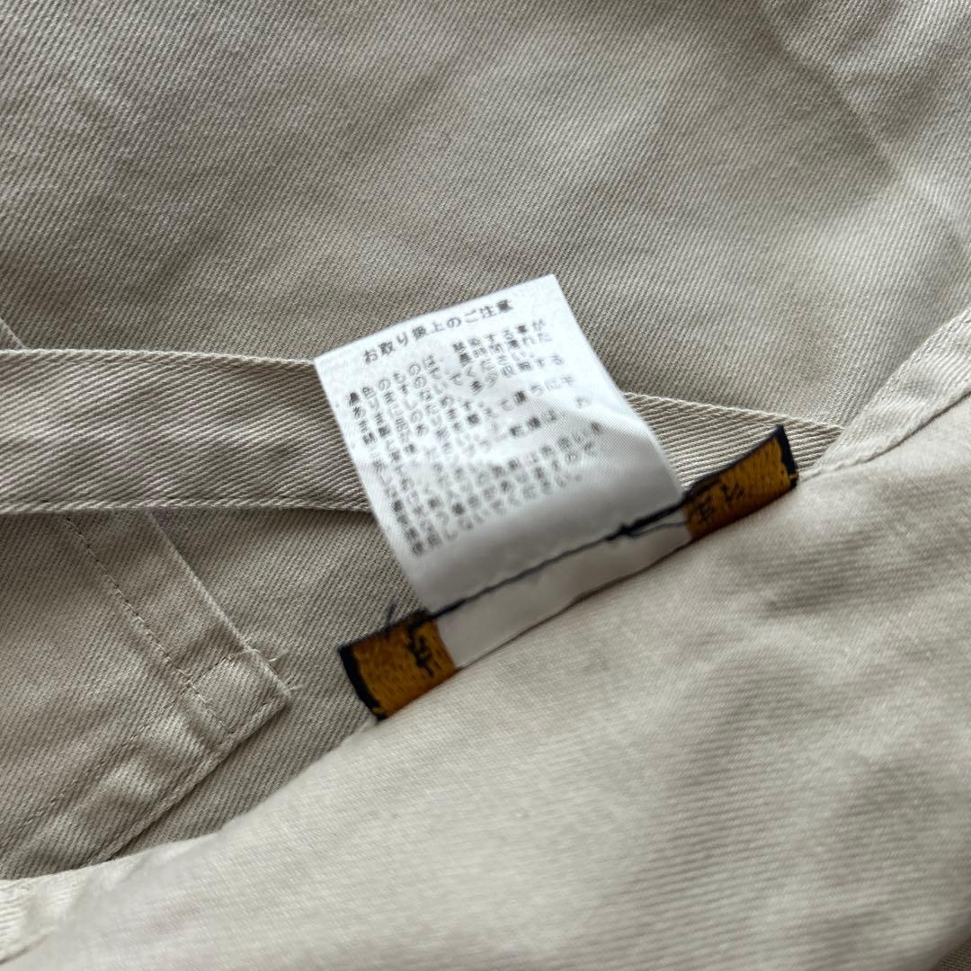 RALPH LAURENラルフローレンエプロン　日本製　ベージュホースロゴ刺繍