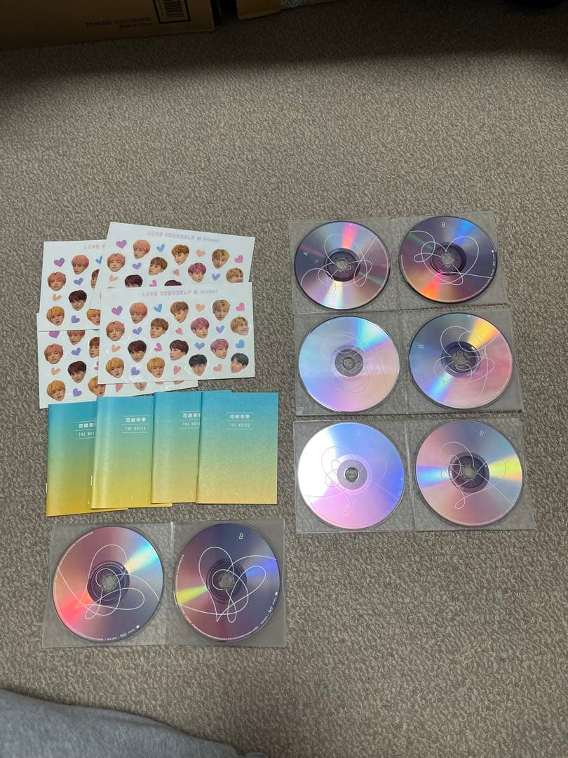 BTS アルバム、CDまとめ売り（一部ポストカード付き）