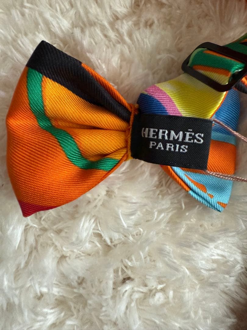 タグ付新品未使用☆HERMES エルメス 蝶ネクタイ バックチャーム