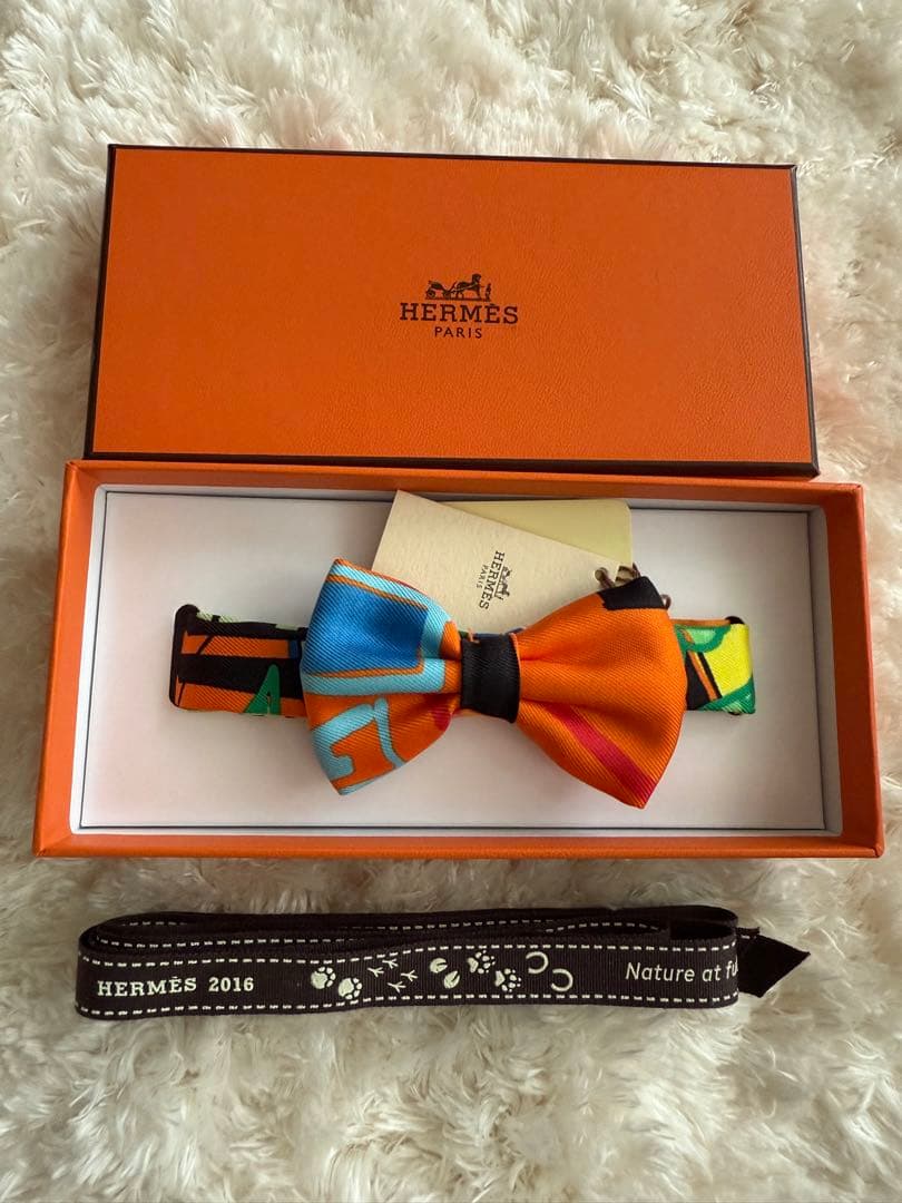 タグ付新品未使用☆HERMES エルメス 蝶ネクタイ バックチャーム